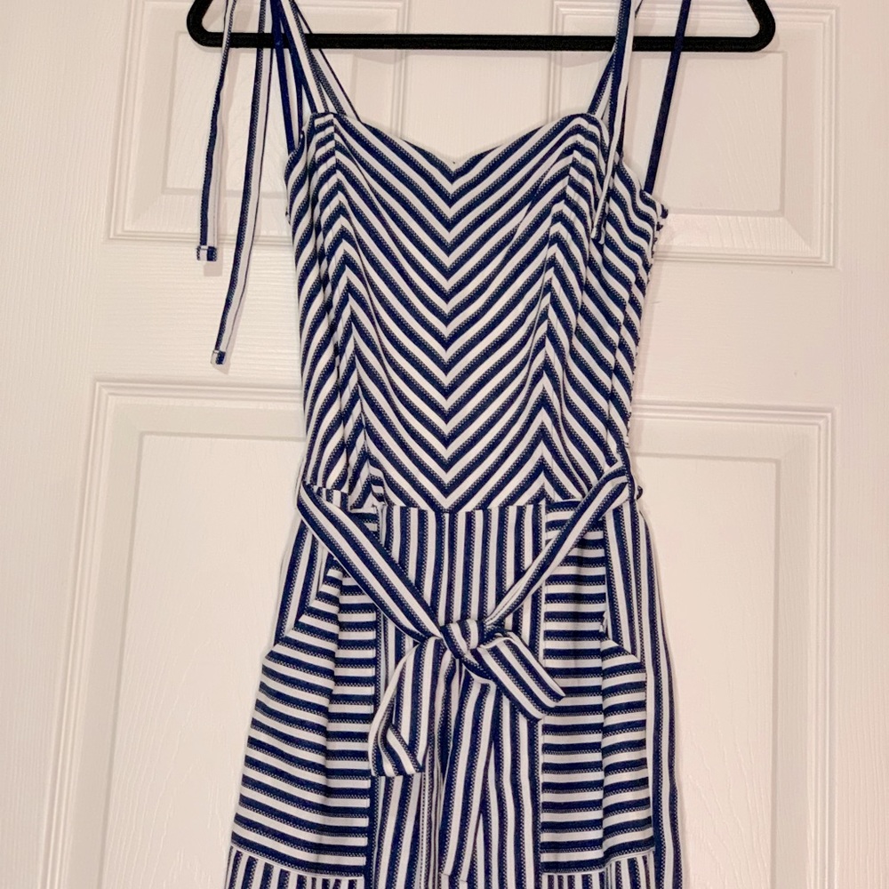 Monteau Navy/White Jumpsuit